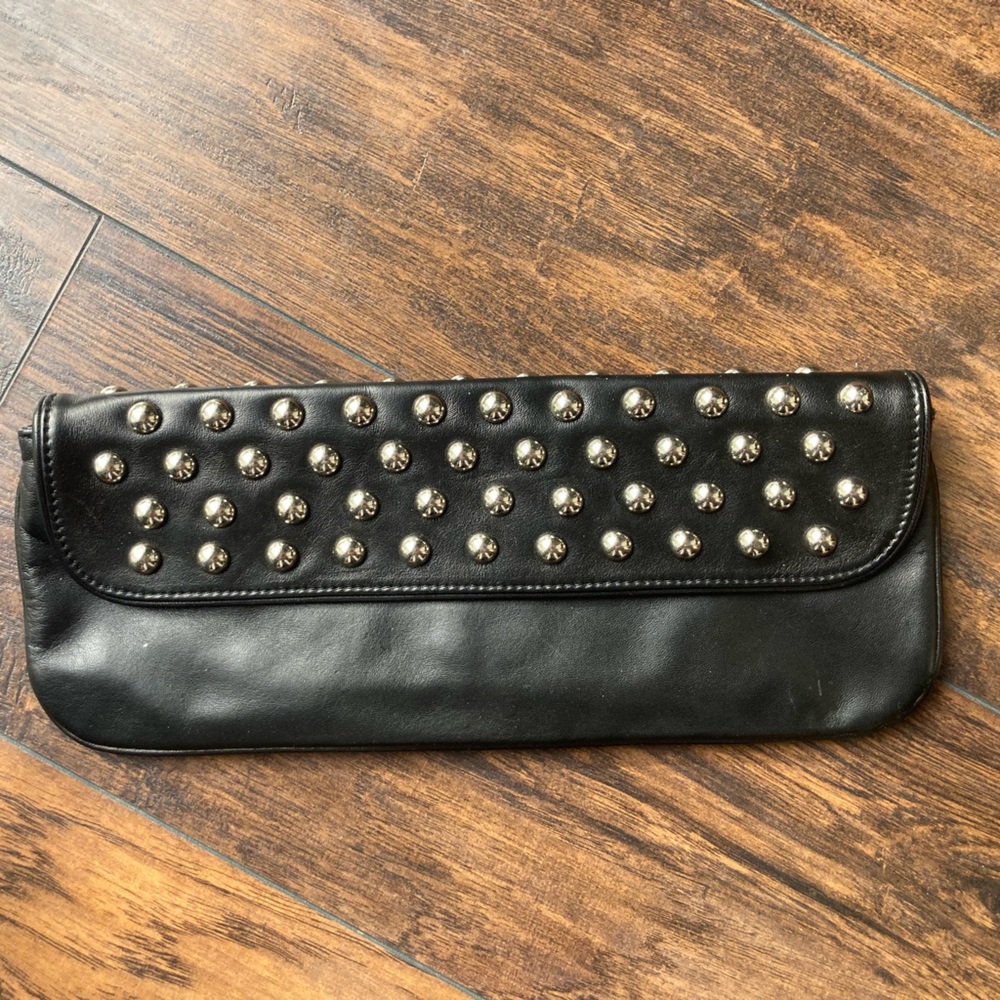 Bella studded clutch